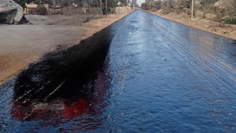 جانب من أعمال رصف