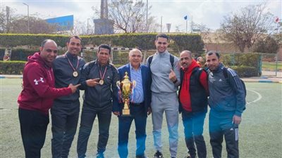  وزير الأوقاف يهنئ فريق الوزارة للكرة الخماسية بعد فوزه بدوري بطولة الجمهورية للمصالح الحكومية 