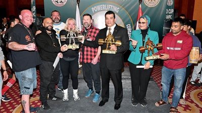 مصر تتوج بكأس العالم للقوة البدنية برصيد 165 ميدالية متنوعة