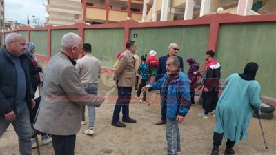 وفد وزارة الشباب يتابع تدريبات المشروع القومى لرياضة ذوي الهمم بكفر الشيخ