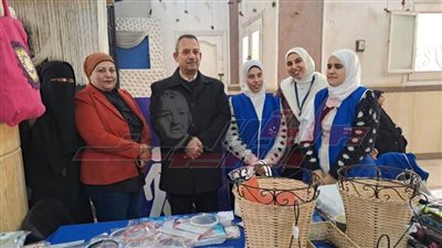 افتتاح معرض الحرف اليدوية ببلطيم في كفر الشيخ