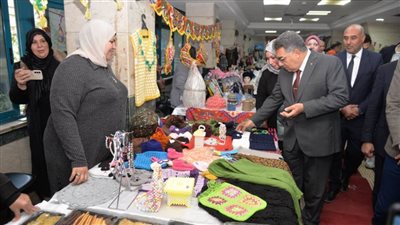 محافظ الدقهلية يفتتح معرض أيادي مصر الرابع عشر