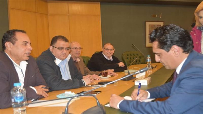 أيمن عبدالمجيد أثناء