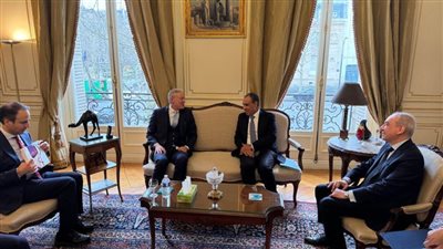 وزير الخارجية يجتمع مع وزير الخارجية اللبناني