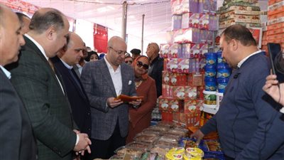 افتتاح المعرض الرئيسي بمدينة بني سويف ضمن سلسلة معارض 