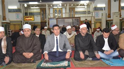 نائب محافظ الدقهلية يشهد احتفالية ليلة النصف من شعبان بمسجد النصر بالمنصورة