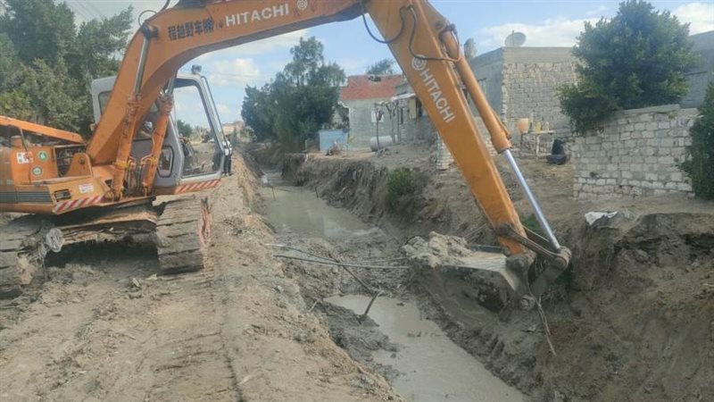 جانب من أعمال الردم