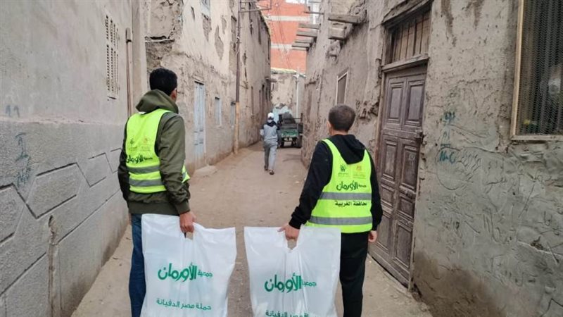 جانب من التوزيع البطاطين