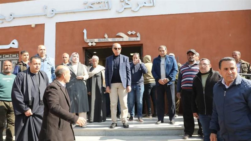 محافظ المنيا يتفقد