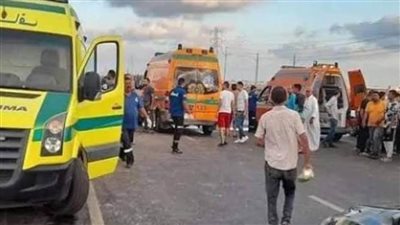 مصرع وإصابة 10 أشخاص إثر حادث انقلاب في الشرقية 