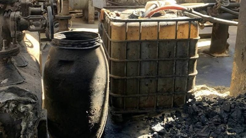 ضبط منشأة تقوم بتدوير