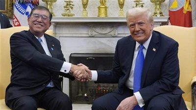 استطلاع: 50.1% من اليابانيين يعطون تقييمات عالية لقمة إيشيبا وترامب