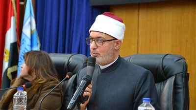 مفتى الديار المصرية يشارك  فى صالون جامعة الإسكندرية الثقافى ويتحدث عن دور مقاصد الشريعة الإسلامية 