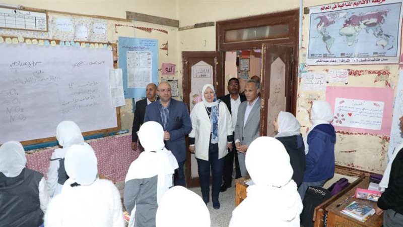 محافظ بنى سويف يتابع