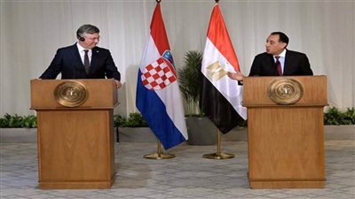 رئيس الوزراء: توافق مصرى وكرواتي بشأن الحل الدائم والعادل للقضية الفلسطينية