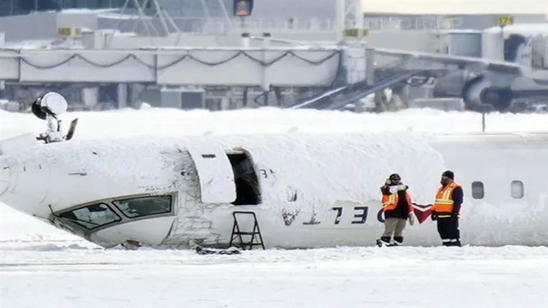 تحطم الطائرة الكندية