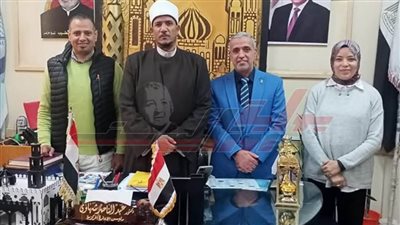 شهاوي: يستقبل وفد مركز المعلومات بمشيخة الأزهر