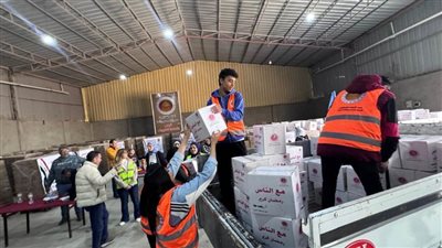 حزب الشعب الجمهوري يوزع 26 ألف كرتونة مواد غذائية قبل رمضان بالجيزة