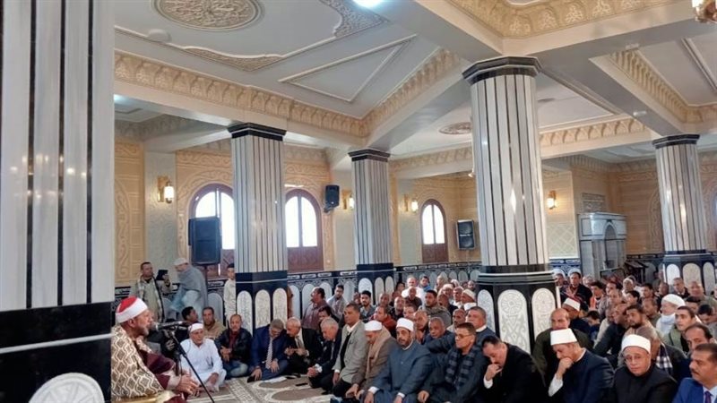 جانب من افتتاح مسجد