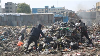  غزة.. كارثة بيئية بسبب تراكم 170 ألف طن من النفايات