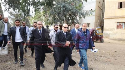 جولة تفقدية لسوق إبيانة النموذجي بمطوبس ضمن حياة كريمة لتطوير القرى