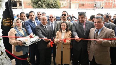 محافظ البحيرة تفتتح منفذ ثابت لبيع السلع الغذائية المخفضة لجهاز مستقبل مصر بكوم حمادة