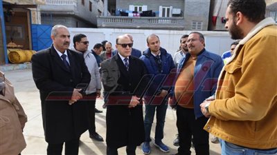 عبدالمعطي يتفقد محطة مياه منية المرشد بمطوبس