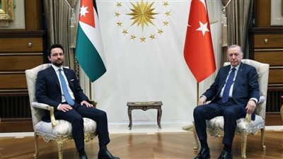 الرئيس التركي يلتقي ولي العهد الأردني
