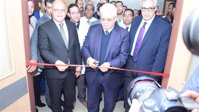 تركيب جهاز القسطرة الجديد بوحدة القسطرة المخية بمستشفى سوهاج الجامعي