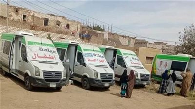 فحص وعلاج 1187 مواطنًا ضمن قافلة طبية مجانية بالمنيا