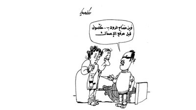 كاريكاتير رمضان .. كل يوم فنان .. الفنان مصطفى حسين 