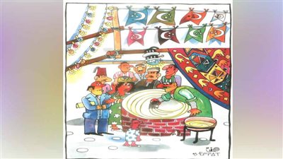 كاريكاتير رمضان .. كل يوم فنان .. الفنان عفت 