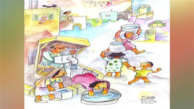 كاريكاتير رمضان .. كل يوم فنان .. الفنان عفت 