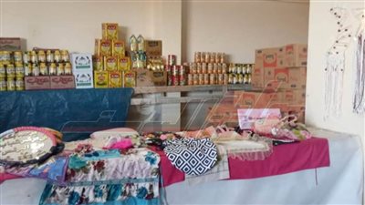 شباب برج البرلس تشارك بمعرض المنتجات اليدوية والتراثية والغذائية