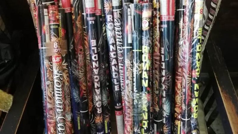 جانب من الألعاب النارية