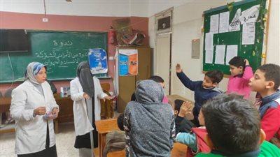  بالصور..  «الأمراض المشتركة بين الإنسان والحيوان وطرق العدوى» في محاضرة للطلاب بالغربية