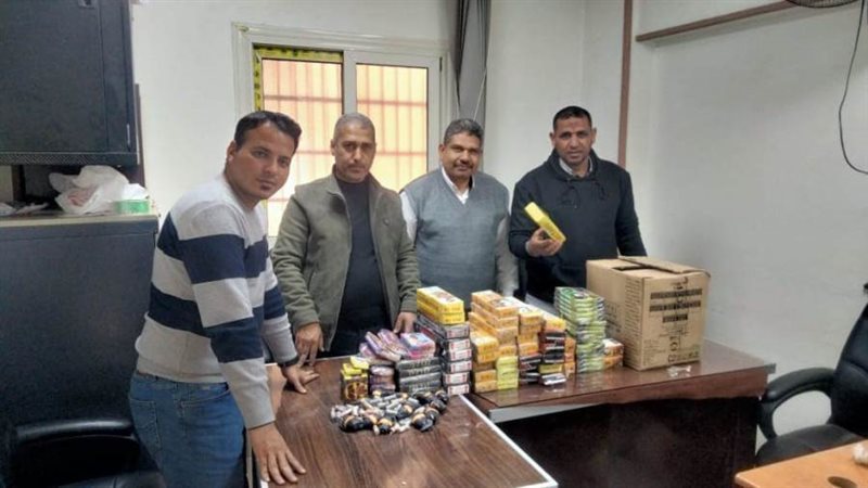 ضبط الالعاب النارية