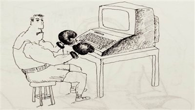 كاريكاتير رمضان .. كل يوم فنان .. الفنان نبيل السلمي 