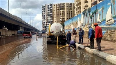 غلق بوغاز رشيد وتوقف حركة الصيد والملاحة لسوء حالة الطقس 