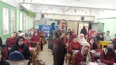 جودة يطمئن علي انتظام الطلاب بمدارس كفر الشيخ
