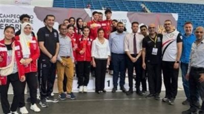 مصر تحصد 5 ميداليات ذهبية في اليوم الأخير لبطولة أفريقيا للسلاح 