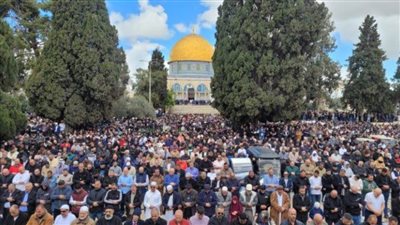 90 ألفا يؤدون الجمعة الأولى من رمضان في المسجد الأقصى