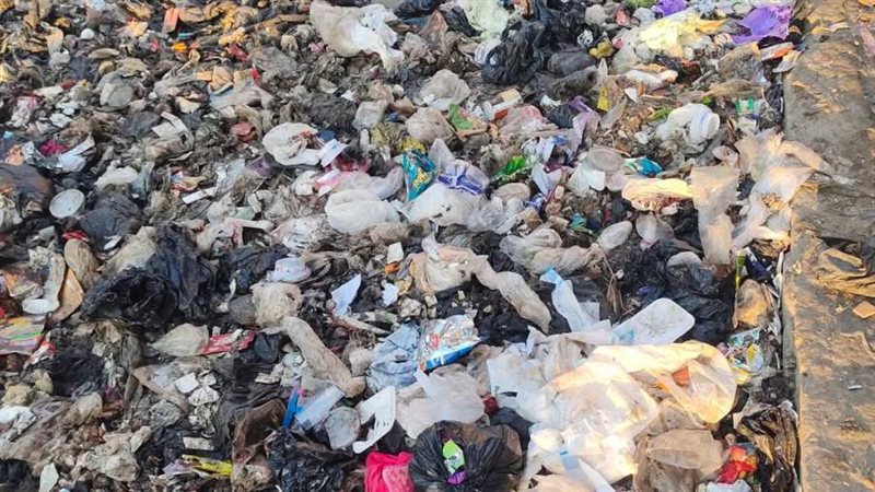 القمامة في شوارع