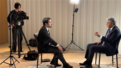 وزير السياحة والآثار يعقد لقاءات مع ممثلي وسائل الإعلام اليابانية