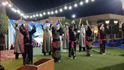 عروض للمواهب والفنون الشعبية في ثالث ليالي رمضان الثقافية بالمنصورة