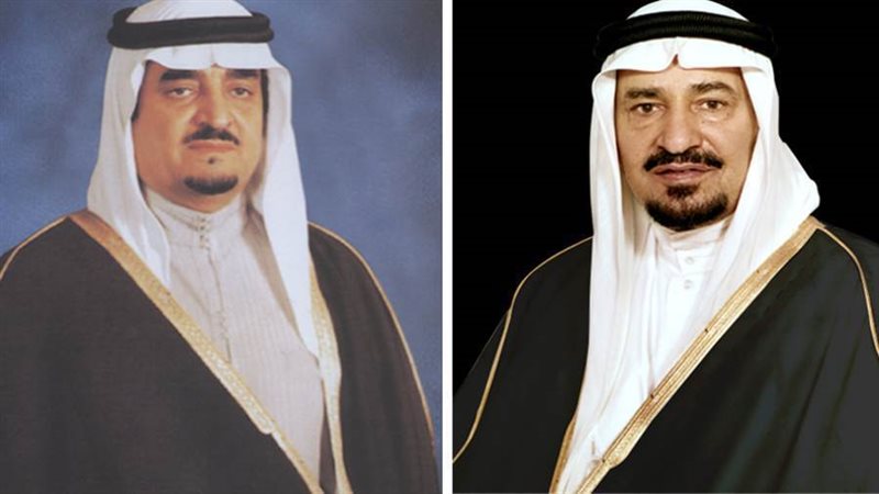 الملكان خالد وفهد