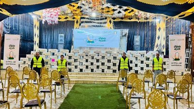 توزيع 2200 كرتونة رمضان على الأسر الأولى بالرعاية بقرى المنيا