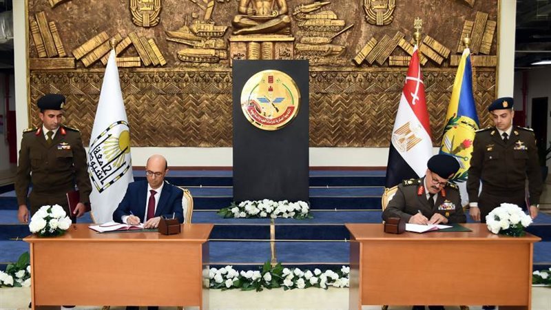 خلال توقيع البروتوكول