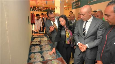 وزيرا التضامن الاجتماعي والتربية والتعليم يزوران مقر بنك الطعام المصري