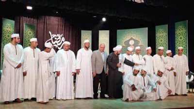 فلكلور صعيدي وإنشاد في افتتاح ليالي رمضان الثقافية بقصر القناطر الخيرية